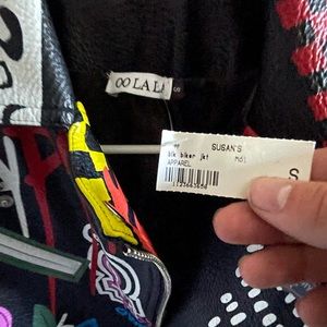 OO LALA Studded Leather Jacket
Never worn
Womens Small 
 See less